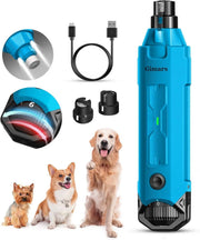 Cortador e Lima de unhas elétrica para cães, ajustável 6 velocidades, com luz LED, recarregável - PetDoctors - Loja Online