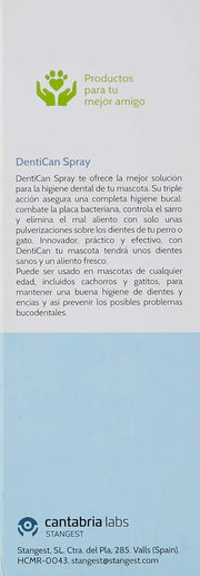 Dentífrico em Spray para Cães e Gatos - Dentican Spray dental, 125 ml - PetDoctors - Loja Online