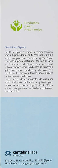Dentífrico em Spray para Cães e Gatos - Dentican Spray dental, 125 ml - PetDoctors - Loja Online