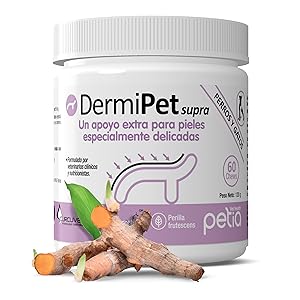 Dermipet Supra para Alergias e intolerâncias em gatos e cães - Botão Frutescens, Rihzoma Curcumae, Quercetina, vitamina C - PetDoctors - Loja Online