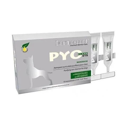Dermoscent PYOCLEAN OTO 10 Pipetas - Limpeza Auricular - PetDoctors - Loja Online