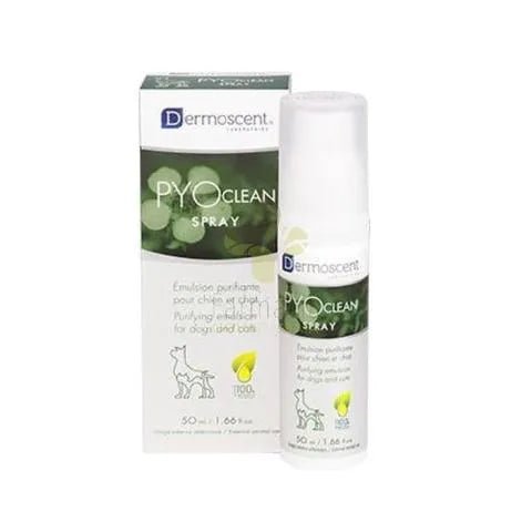 Dermoscent PYOCLEAN Spray 50ML - Para Cães e Gatos - PetDoctors - Loja Online