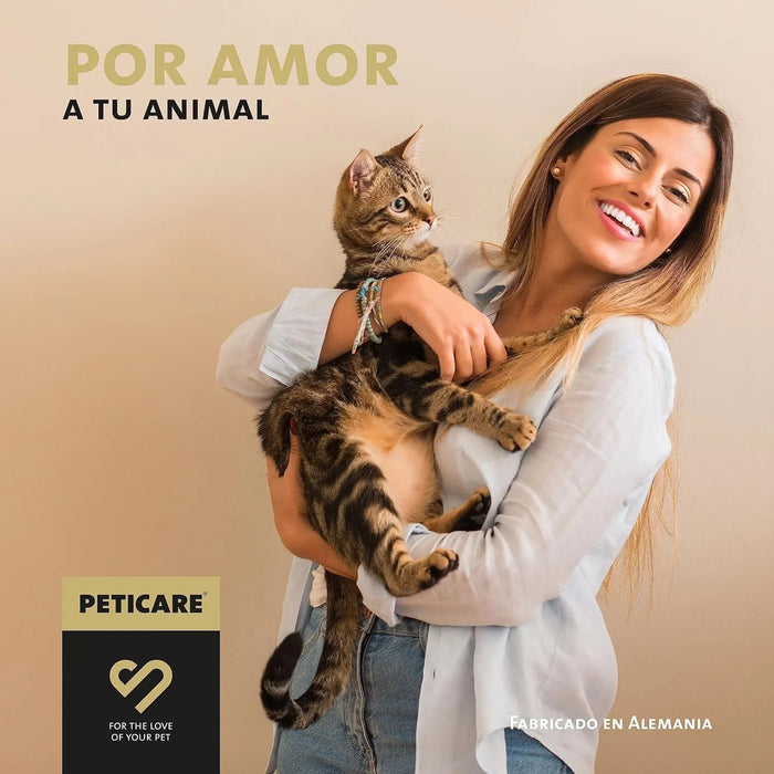 Desparasitante antiparasitário para gatos, pó de ervas, 100% natural com curcuma e tomilho contra vermes intestinais, higiene intestinal (Peticare) - PetDoctors - Loja Online