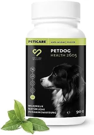 Desparasitante interno - antiparasitas para cães, 100% natural, com curcuma e tomilho, contra vermes interestinais - Peticare - PetDoctors - Loja Online