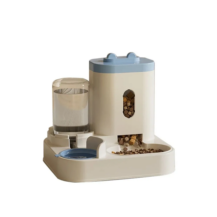 Dispensador de água e alimentos para gatos, com grande capacidade, abastecimento de água potável + recipiente de alimentos - PetDoctors - Loja Online