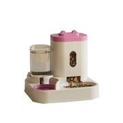 Dispensador de água e alimentos para gatos, com grande capacidade, abastecimento de água potável + recipiente de alimentos - PetDoctors - Loja Online