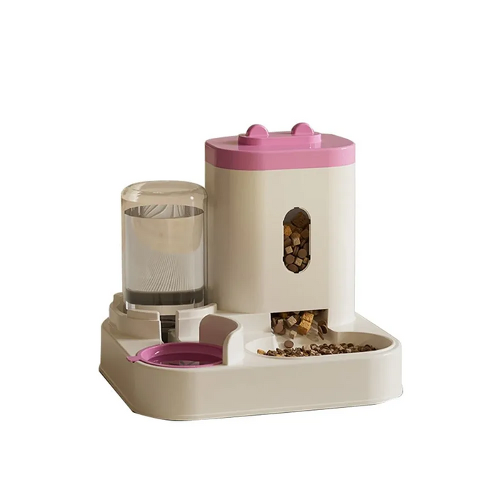 Dispensador de água e alimentos para gatos, com grande capacidade, abastecimento de água potável + recipiente de alimentos - PetDoctors - Loja Online