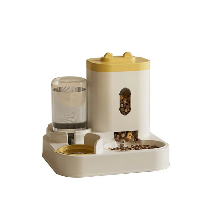 Dispensador de água e alimentos para gatos, com grande capacidade, abastecimento de água potável + recipiente de alimentos - PetDoctors - Loja Online