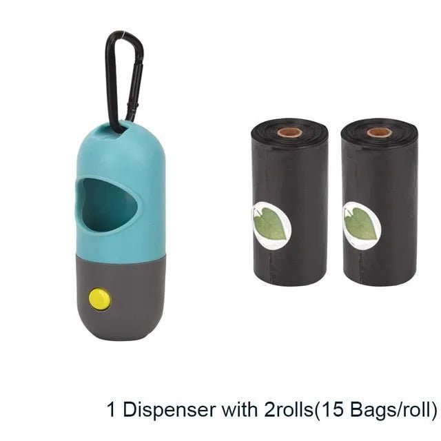 Dispensador de Sacos para Dejetos com Lanterna LED Integrada - PetDoctors - Loja Online