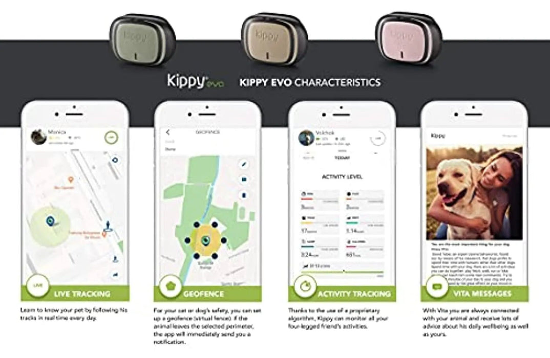 Dispositivo com GPS - para Coleira de Cães ou Gatos - Seguimento de Actividade, 38 gr de peso, à Prova de Água, Bateria 10 dias - PetDoctors - Loja Online