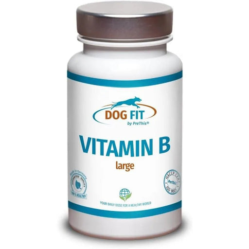 DOG FIT by PreThis® Complexo de Vitamina B para Cães Grandes, Vegan, sistema nervoso, incontinência, espondilose, tremores (a partir de 25 kg) - PetDoctors - Loja Online