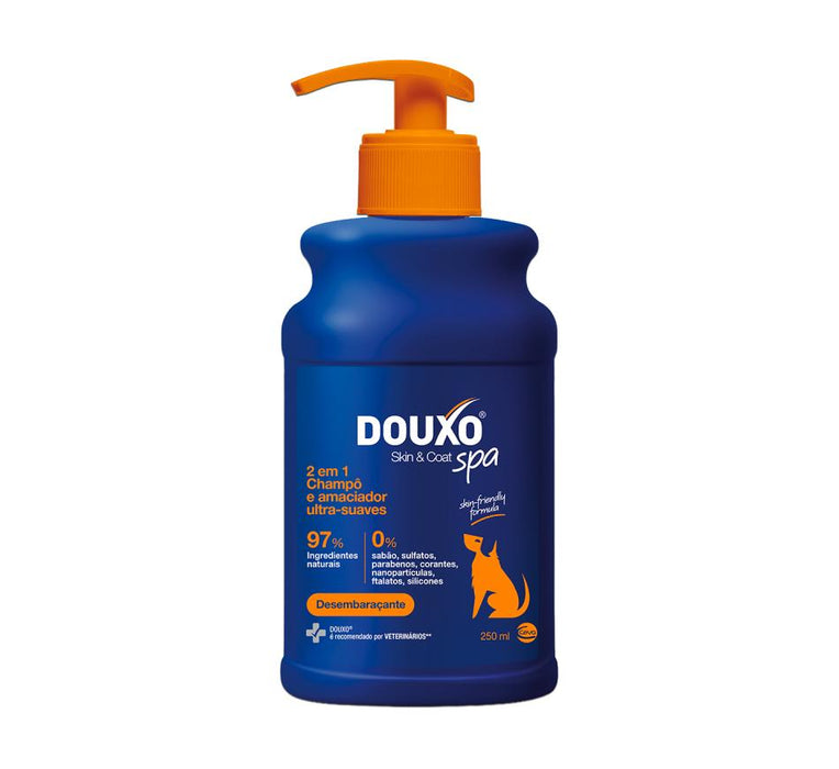 DOUXO SPA - Shampô + Amaciador 2em1 para cão 250mL