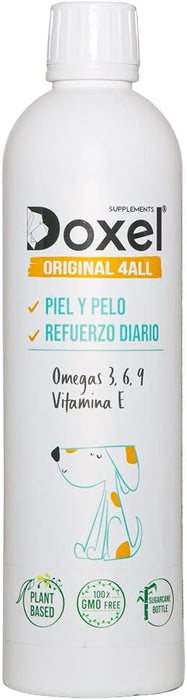 DOXEL Original 4ALL - Óleo para cães | Suplemento natural, sistema imunitário reforçado, articulações saudáveis, pêlo brilhante, pele saudável, ácidos gordos ômega 3 6 9, vitamina E - PetDoctors - Loja Online