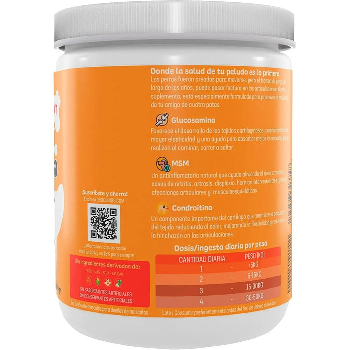 Droolings Condroprotetor e anti - inflamatório com 135 unidades, para cães - Suplemento natural para anca e articulações - PetDoctors - Loja Online