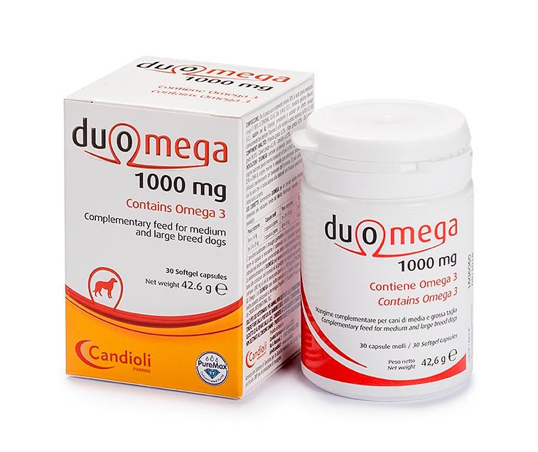 Duomega - Ómega-3 altamente concentrado para cão e gato (embalagens de 30 cápsulas) - PetDoctors - Loja Online