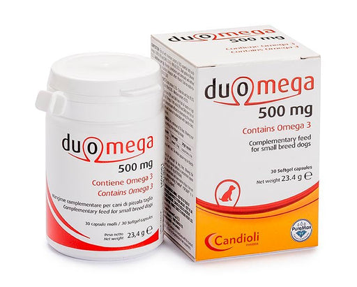 Duomega - Ómega-3 altamente concentrado para cão e gato (embalagens de 30 cápsulas) - PetDoctors - Loja Online