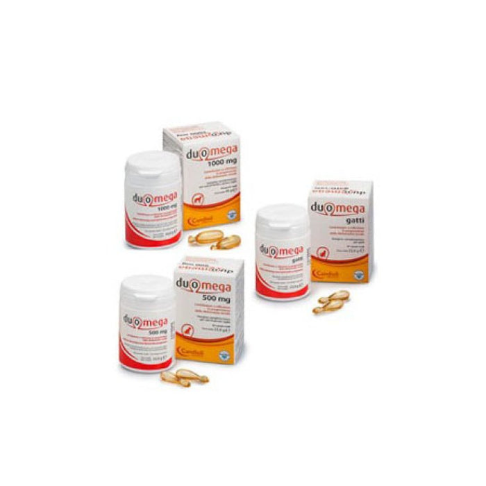 Duomega - Omega-3 altamente concentrado para perros y gatos (envases de 30 cápsulas)