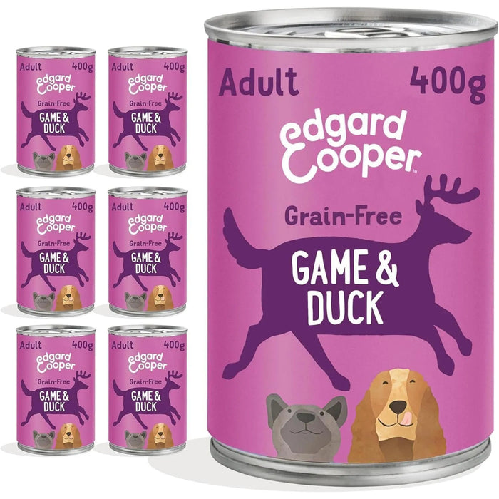 Edgard & Cooper Comida húmida para Cães, Puppy e Júnior - Sem cereais 400 gr x 6 latas, alimentação saudável saborosa e equilibrada - PetDoctors - Loja Online