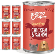 Edgard & Cooper Comida húmida para Cães, Puppy e Júnior - Sem cereais 400 gr x 6 latas, alimentação saudável saborosa e equilibrada - PetDoctors - Loja Online