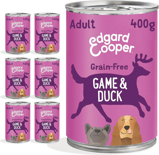 Edgard & Cooper Comida húmida para Cães, Puppy e Júnior - Sem cereais 400 gr x 6 latas, alimentação saudável saborosa e equilibrada - PetDoctors - Loja Online