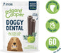 Edgard & Cooper Dental Stick para cães de Raças médias - 56 barras para a higiene oral - prémios naturais sem cereais - 7 Sticks x 8 embalagens - Eucalipto e maçã, higiene oral, baixo em calorias, hálito fresco - PetDoctors - Loja Online
