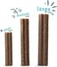 Edgard & Cooper Dental Stick para cães de Raças médias - 56 barras para a higiene oral - prémios naturais sem cereais - 7 Sticks x 8 embalagens - Eucalipto e maçã, higiene oral, baixo em calorias, hálito fresco - PetDoctors - Loja Online