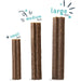 Edgard & Cooper Dental Stick para cães pequenos 56 barras para a higiene oral - prémios naturais sem cereais 7 Sticks x 8 Eucalipto e maçã, higiene oral, baixo em calorias, hálito fresco - PetDoctors - Loja Online