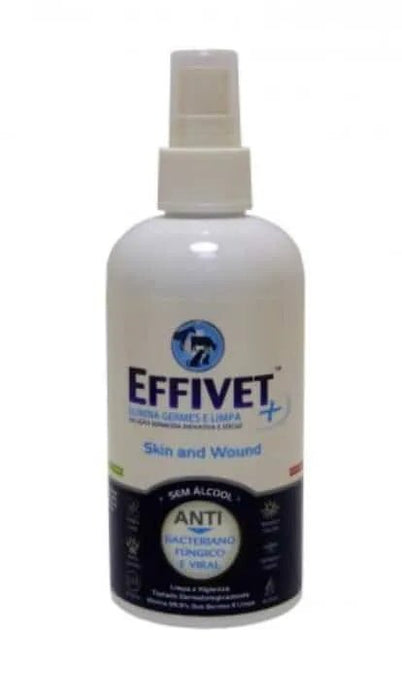 Effivet - Anti - Viral, Anti - Fúngico, Anti - Bacteriano (Spray de 60ml, 250ml e 750ml) - PetDoctors - Loja Online