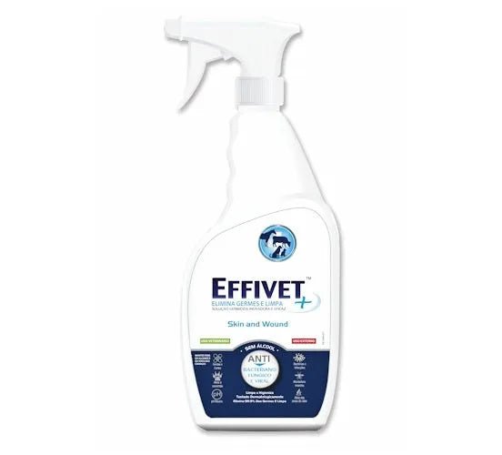 Effivet - Anti - Viral, Anti - Fúngico, Anti - Bacteriano (Spray de 60ml, 250ml e 750ml) - PetDoctors - Loja Online