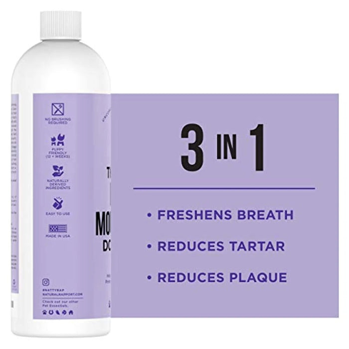 Enxaguador Oral Natural para Cães - aditivo de água para cuidados dentais (473 ml) - PetDoctors - Loja Online