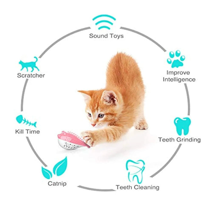 Escova de Dentes / Brinquedo para Gatos - Dentes limpos - Resistente à mastigação - PetDoctors - Loja Online