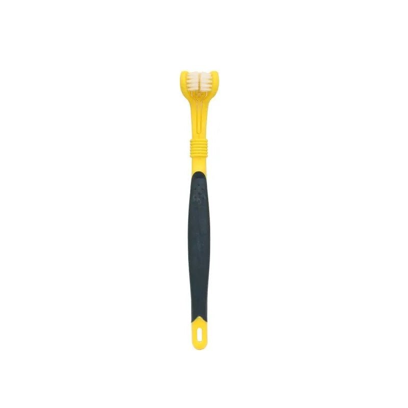 Escova de Dentes de 3 cabeças, multi - ângulo, para Cães e Gatos - PetDoctors - Loja Online