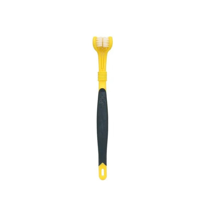 Escova de Dentes de 3 cabeças, multi - ângulo, para Cães e Gatos - PetDoctors - Loja Online