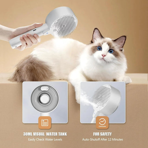 Escova para gatos 4 - em - 1 com Vapor - PetDoctors - Loja Online