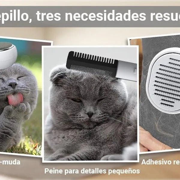 Escova para gatos ou cães [3 em 1] - PetDoctors - Loja Online