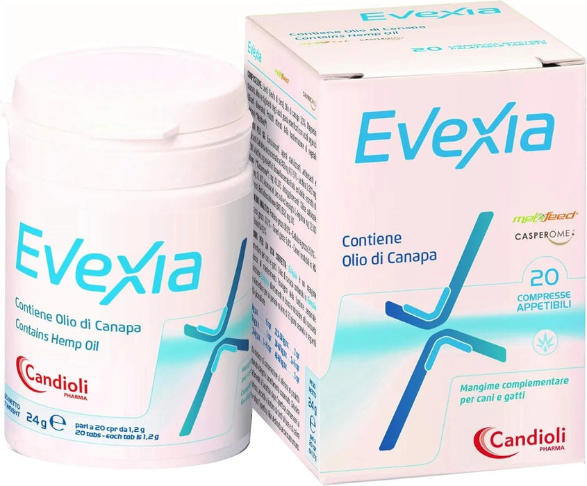 Evexia 20 Comprimidos | Óleo de Cânhamo e Boswellia para Cães e Gatos - PetDoctors - Loja Online