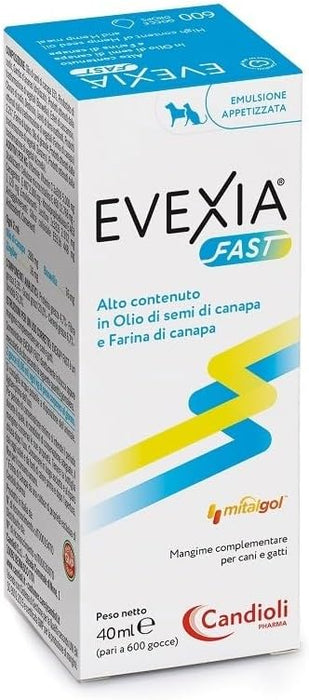 Evexia Fast Gotas 40 ml – Suplemento Natural para Cães e Gatos 🐾 - PetDoctors - Loja Online