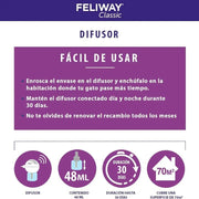 FELIWAY Classic - Antistress para gatos - marcação com urina, medos, mudanças no ambiente, arranhões verticais - difusor + substituição 48 ml - PetDoctors - Loja Online
