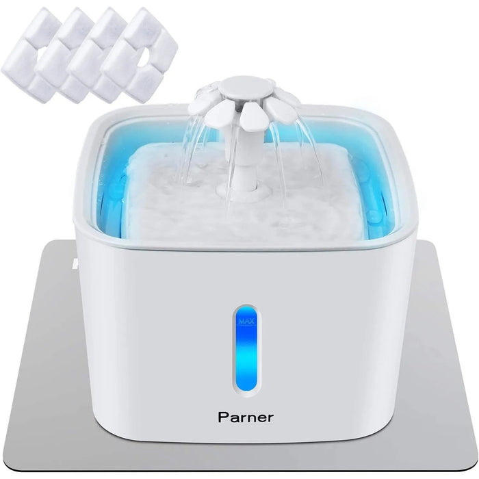 Fonte de Água Bebedouro 2,5 litros + 4 Filtros, para Gatos ou Cães - PetDoctors - Loja Online