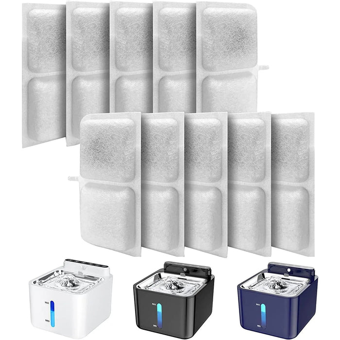 Fonte de água com sensor de movimento, para gatos e cães, 3,2 litros, bateria recarregável de 2600 mAh, bomba e filtro silenciosos (branca ou azul) - PetDoctors - Loja Online