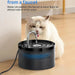 Fonte para gatos, bebedor para gatos em forma de torneira, bomba de água super silenciosa, dois padrões de fluxo de água - PetDoctors - Loja Online