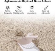 FUKUMARU Areia de tofu CHÁ BRANCO para gatos - areia aglomerante para gatos, tofu e bentonita para gatos, livre de pó e fácil de aglomerar, controlo de odores (chá branco), pode ser descartado na sanita - PetDoctors - Loja Online