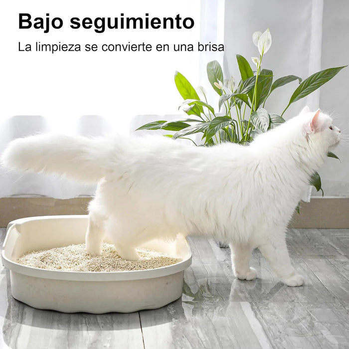 FUKUMARU Areia de tofu CHÁ BRANCO para gatos - areia aglomerante para gatos, tofu e bentonita para gatos, livre de pó e fácil de aglomerar, controlo de odores (chá branco), pode ser descartado na sanita - PetDoctors - Loja Online