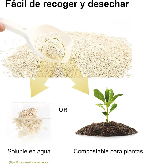 FUKUMARU Areia de tofu MILHO para gatos - areia aglomerante para gatos, mistura de pellets de milho, livre de pó e fácil de aglomerar, controlo de odores, pode ser descartado na sanita - PetDoctors - Loja Online