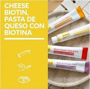 GimCat Cheese Biotin, pasta de queijo com biotina com queijo aromático, zinco e óleo de linhaça para a pelagem, pele e unhas - PetDoctors - Loja Online