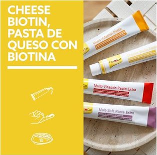 GimCat Cheese Biotin, pasta de queijo com biotina com queijo aromático, zinco e óleo de linhaça para a pelagem, pele e unhas - PetDoctors - Loja Online