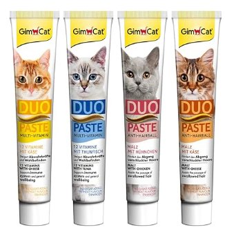 GimCat Duo pasta multivitaminas - vitaminas valiosas aumentam as defesas e o bem - estar - 1 tubo (1 x 50 g) - PetDoctors - Loja Online