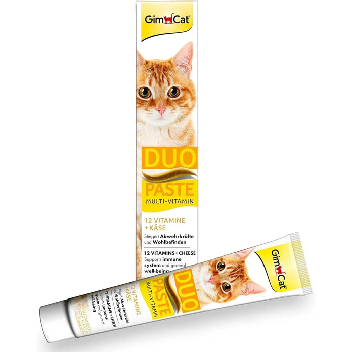 GimCat Duo pasta multivitaminas - vitaminas valiosas aumentam as defesas e o bem - estar - 1 tubo (1 x 50 g) - PetDoctors - Loja Online