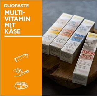 GimCat Duo pasta multivitaminas - vitaminas valiosas aumentam as defesas e o bem - estar - 1 tubo (1 x 50 g) - PetDoctors - Loja Online