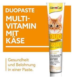 GimCat Duo pasta multivitaminas - vitaminas valiosas aumentam as defesas e o bem - estar - 1 tubo (1 x 50 g) - PetDoctors - Loja Online